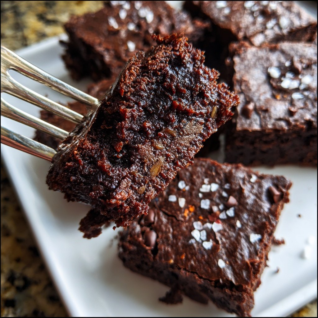 Chili Chocolate Brownies with Sea Salt