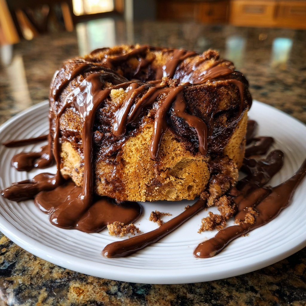 Cinnamon Roll Chocolate Fondue