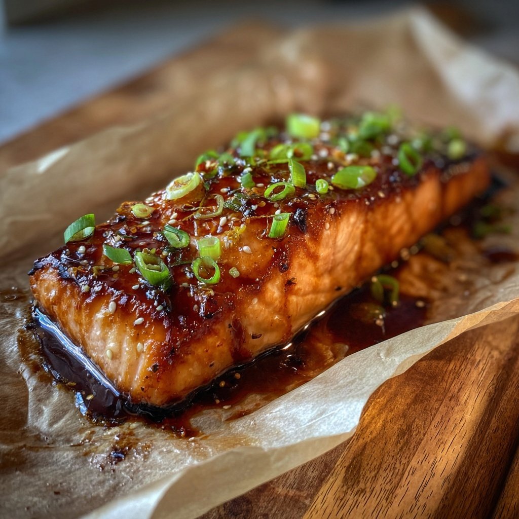 Ginger Soy Glazed Salmon