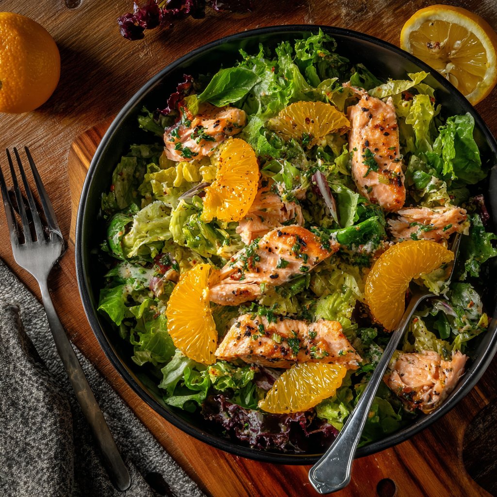 Zesty Citrus Salmon Salad