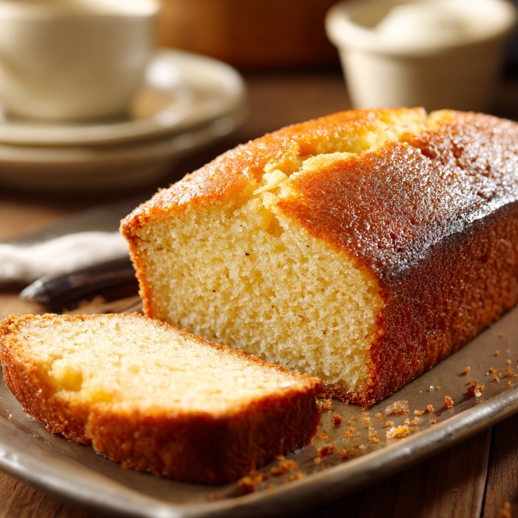 Luscious Vanilla Bean Pound Cake