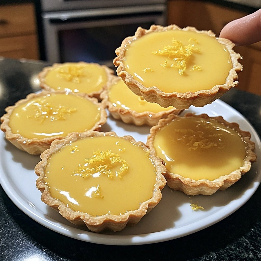 Meyer Lemon Curd Tartlets