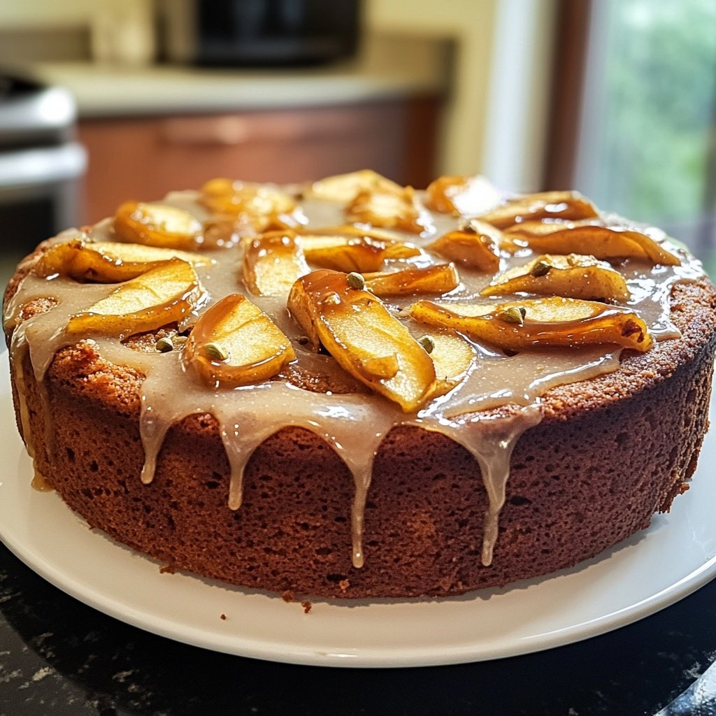 Cardamom Apple Cake
