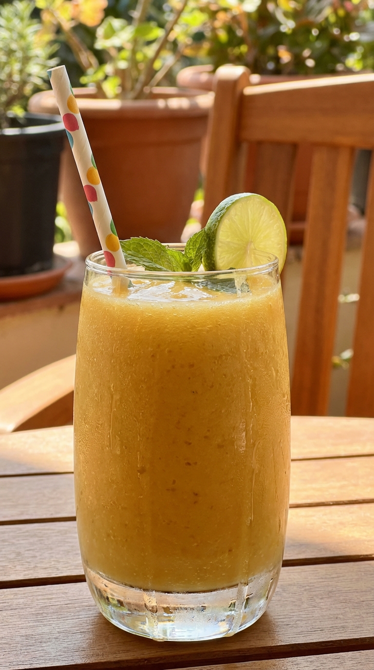 Mango Lime Relaxation Smoothie
