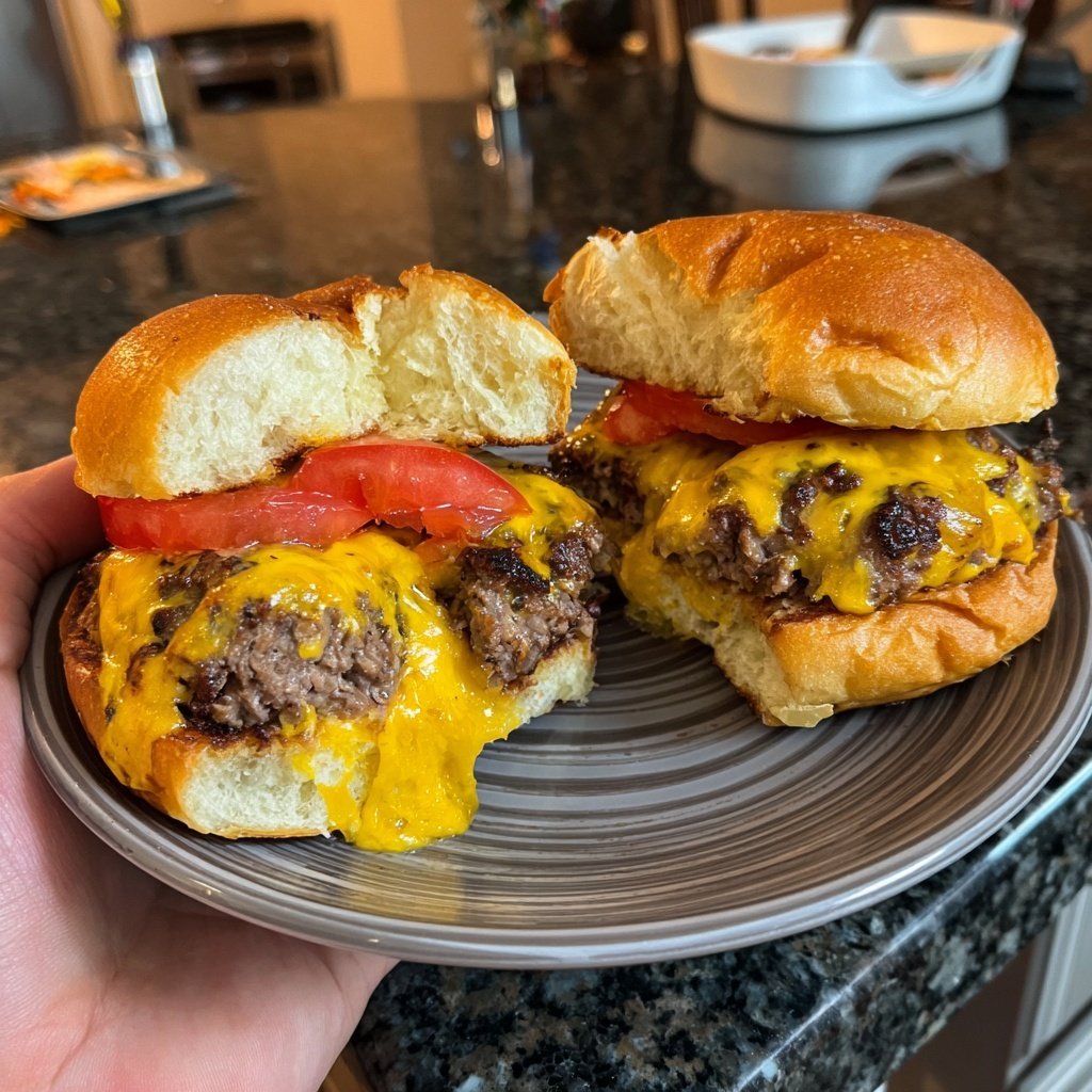 Classic Cheeseburger Slider Duo