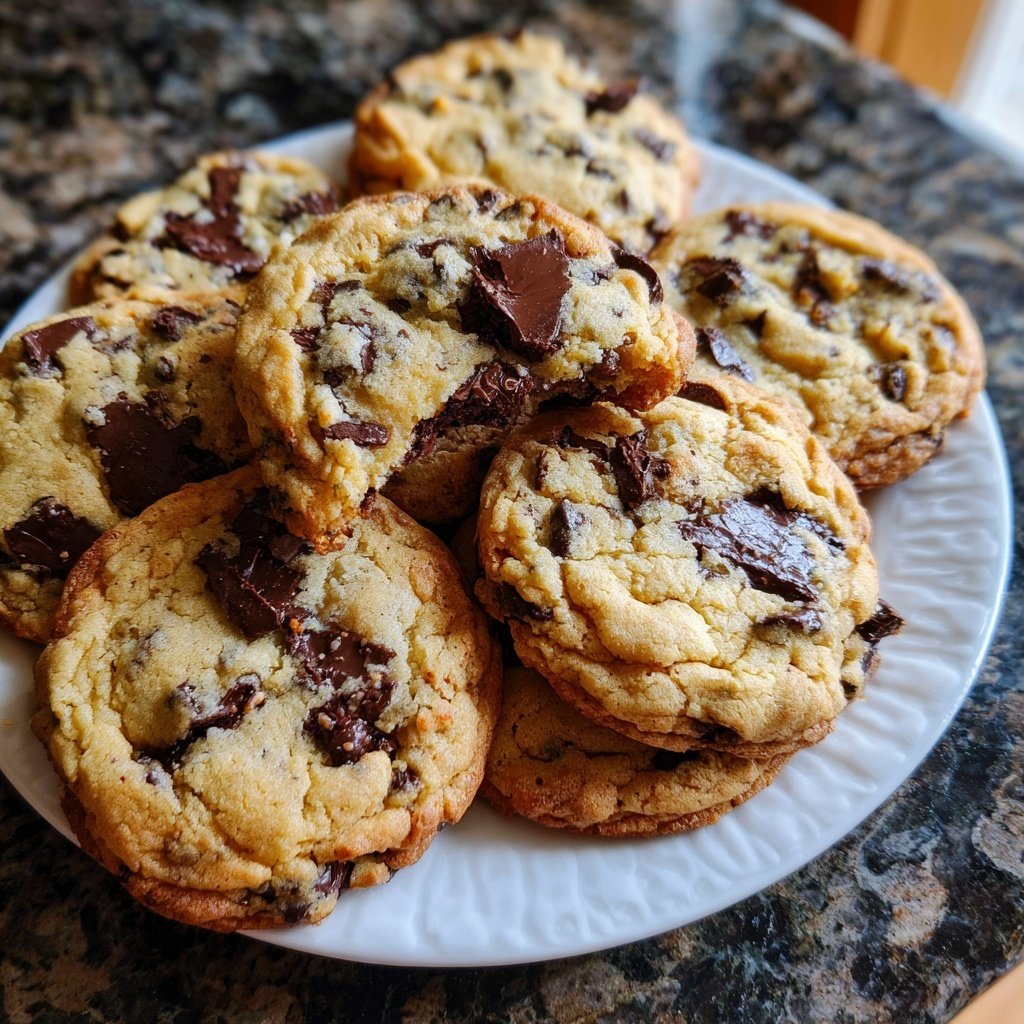 Bakery-Style Chewy Chocolate Chip Cookies​