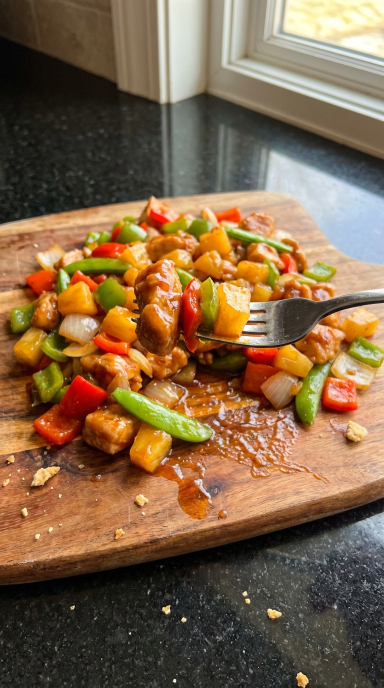 Tangy Pineapple Chicken Stir Fry