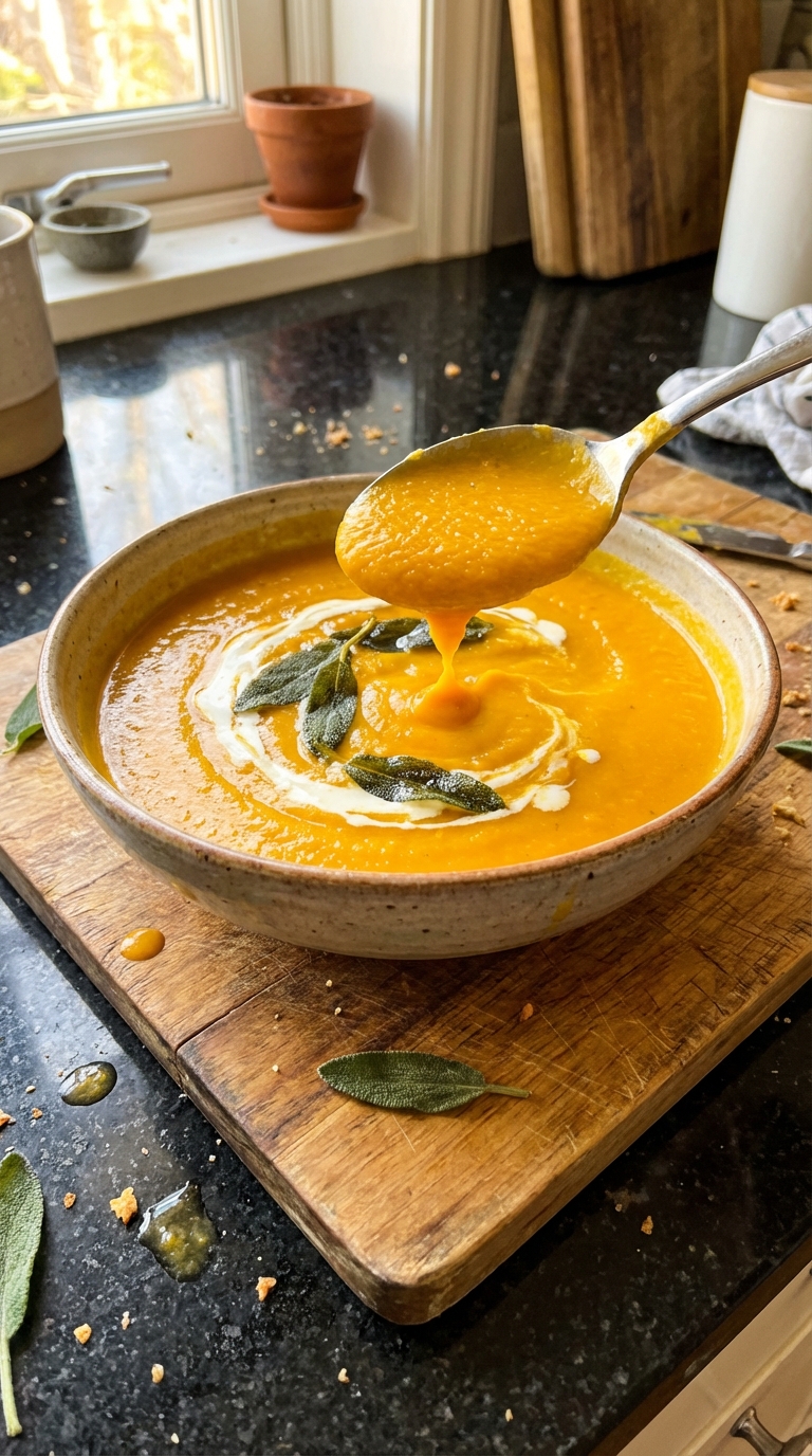 Pumpkin and Sage Soup