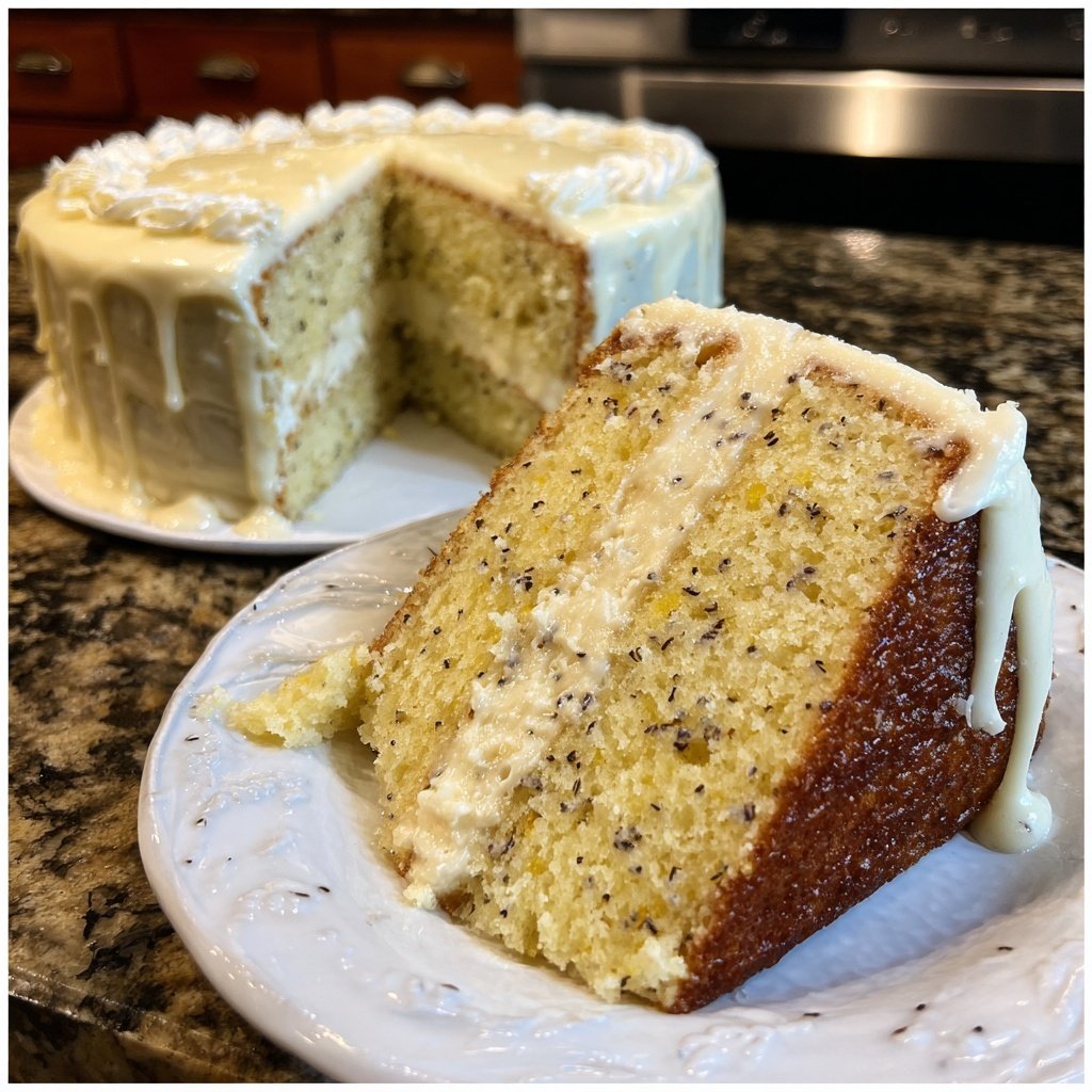 Vanilla Bean Velvet Cake