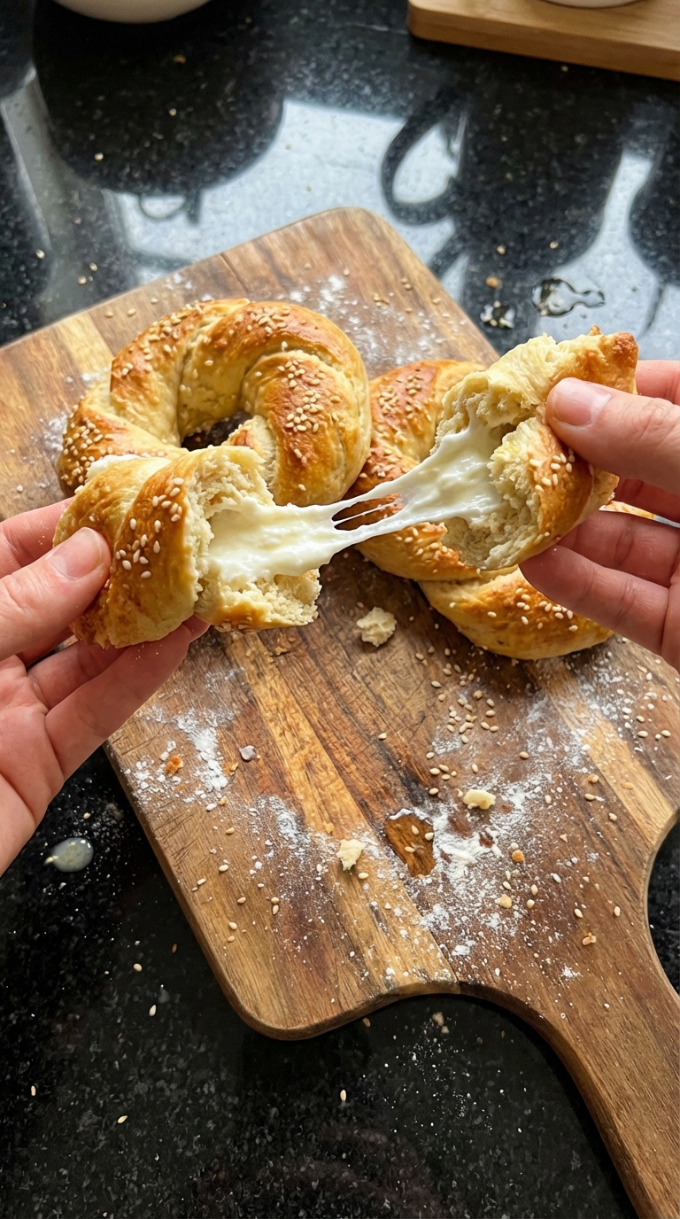 Greek Yogurt Protein Bagel Twists