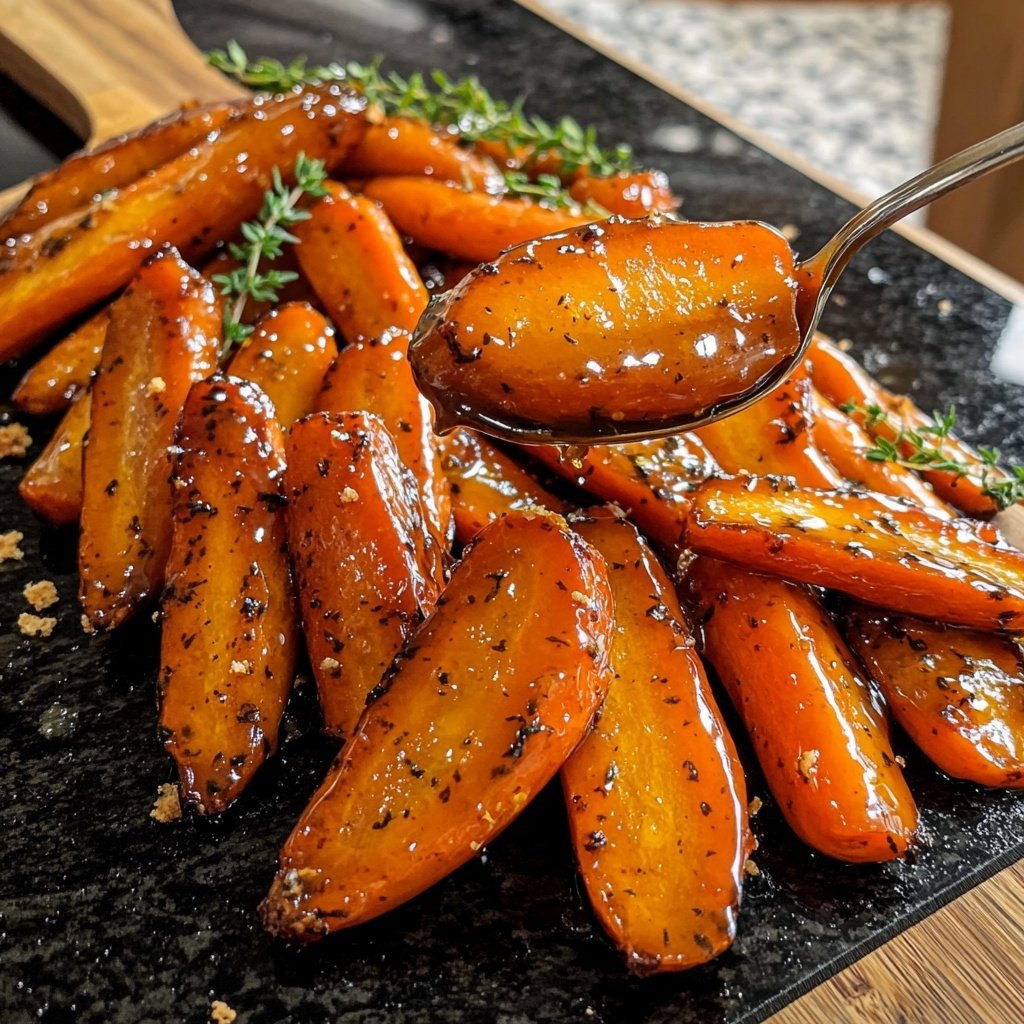 Honey Glazed Carrots with Fresh Thyme