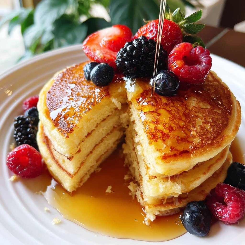 Gluten-Free Ricotta Pancakes with Almond Flour