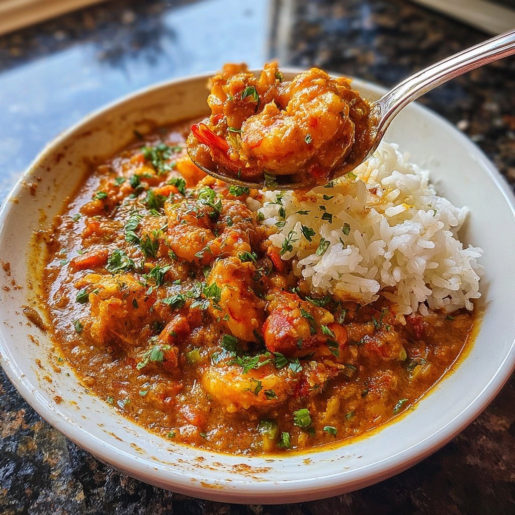Crawfish Etouffee over Rice