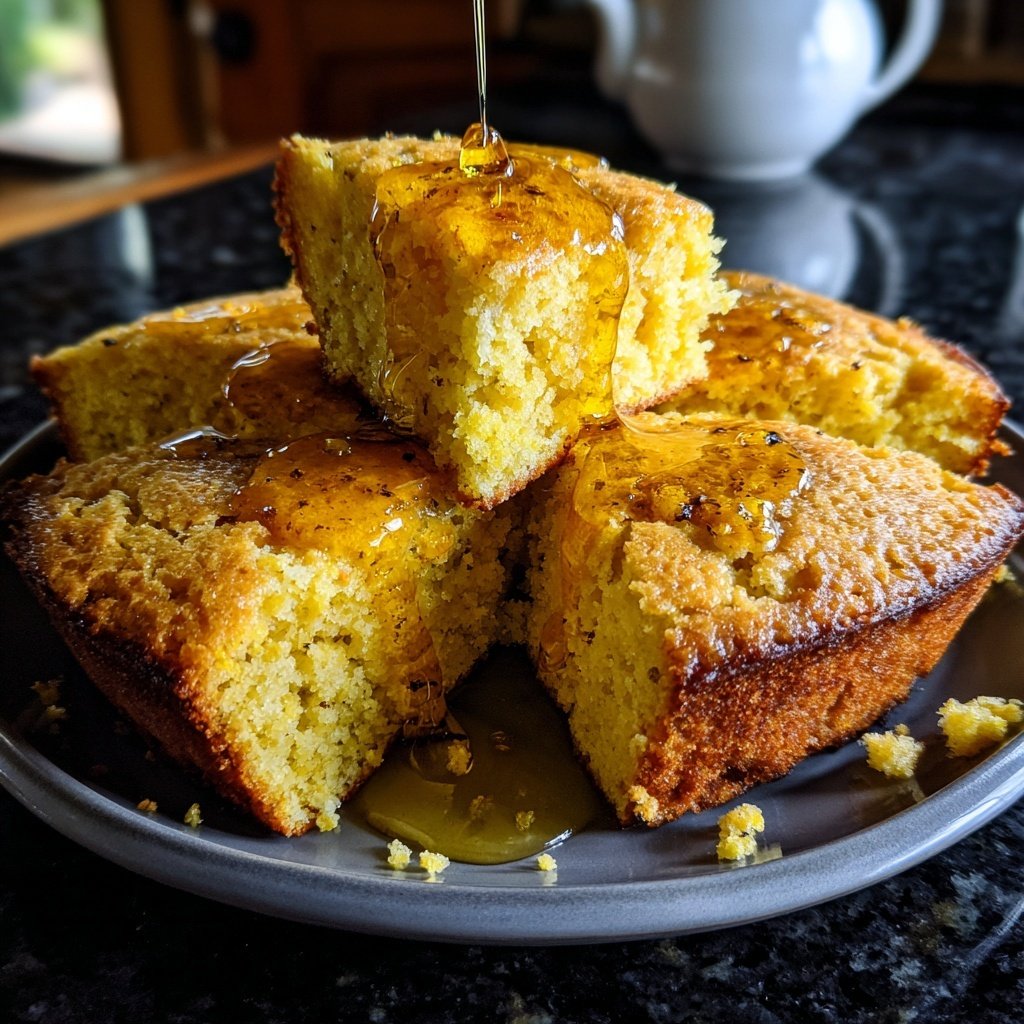 Honey Cornbread Golden Brown